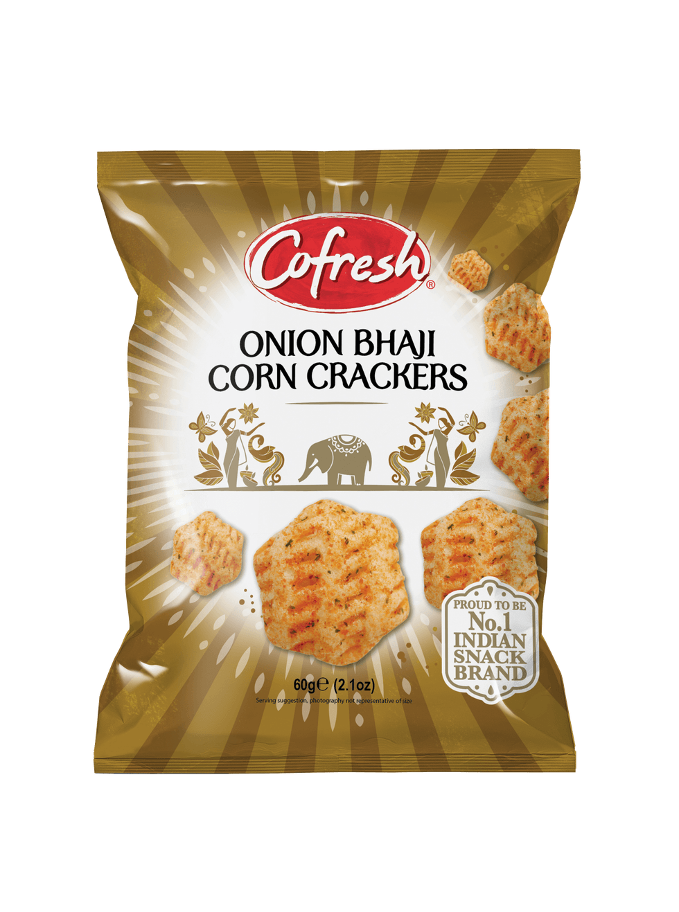 Cofresh Onion Bhaji Corn Crackers