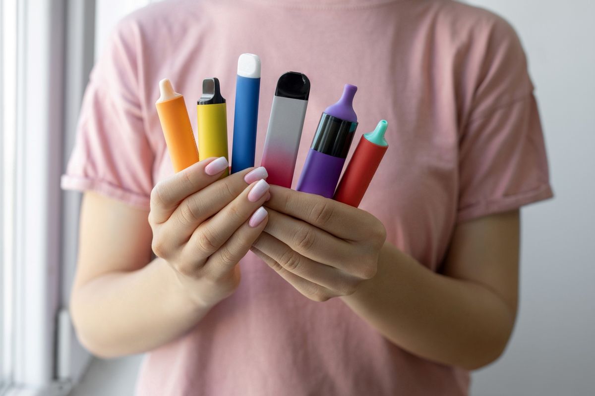 Colorful vape devices