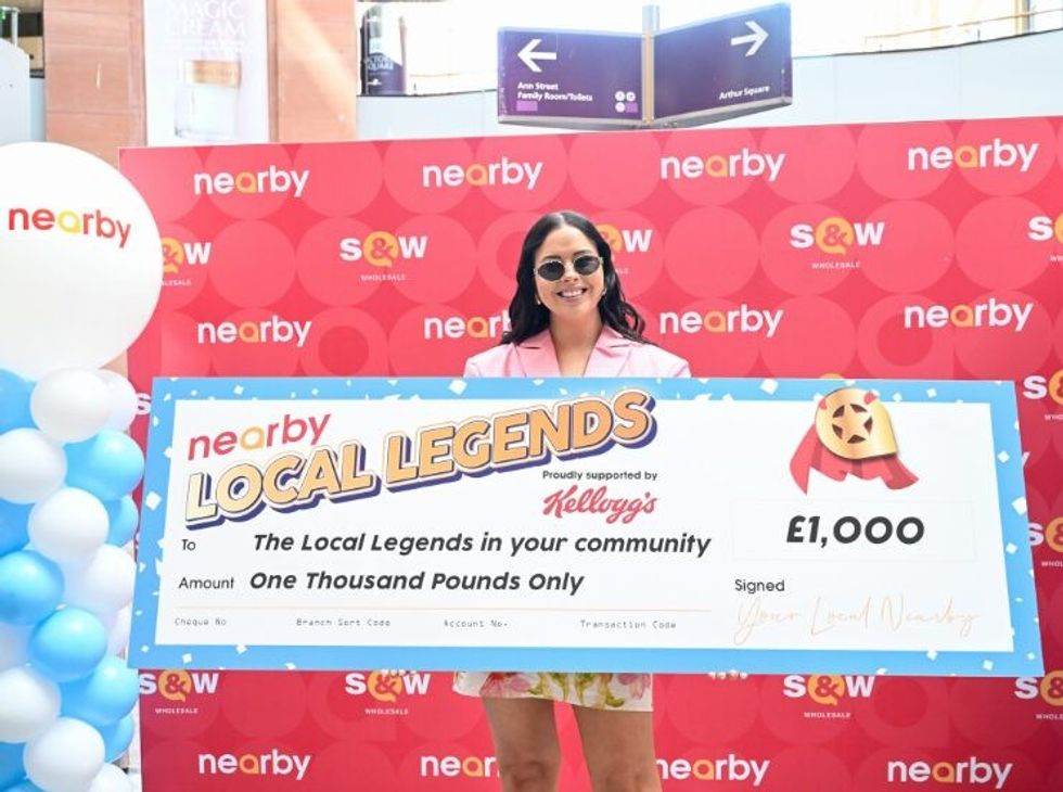 Cool FM presenter Rebecca McKinney at the Nearby Local Legends event