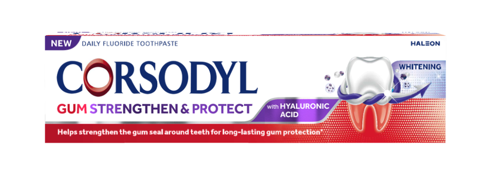 Corsodyl Gum Strengthen Protect Whitening 75ml