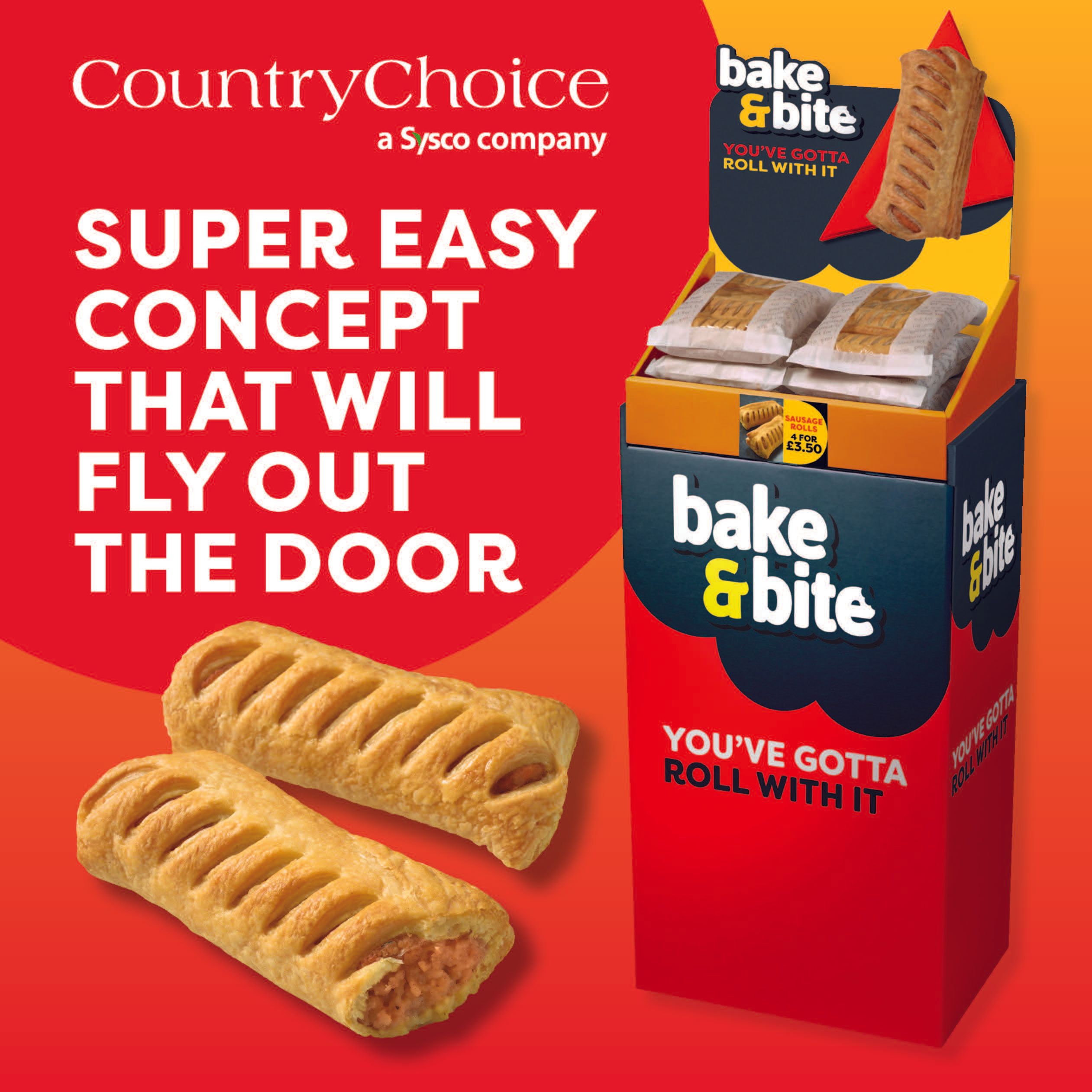 Country Choice rolls out ambient sausage roll concept