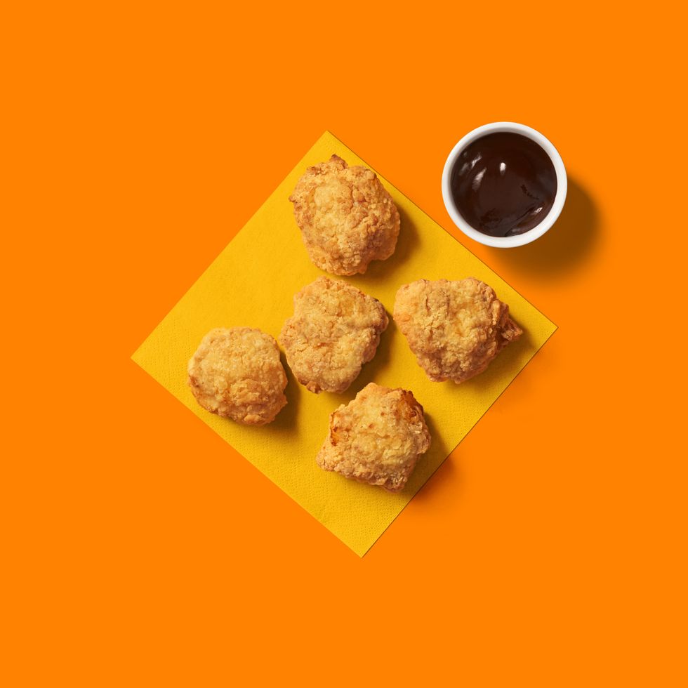 Crispy boneless chicken wings with BBQ dip from Rollover\u2019s new food-to-go range