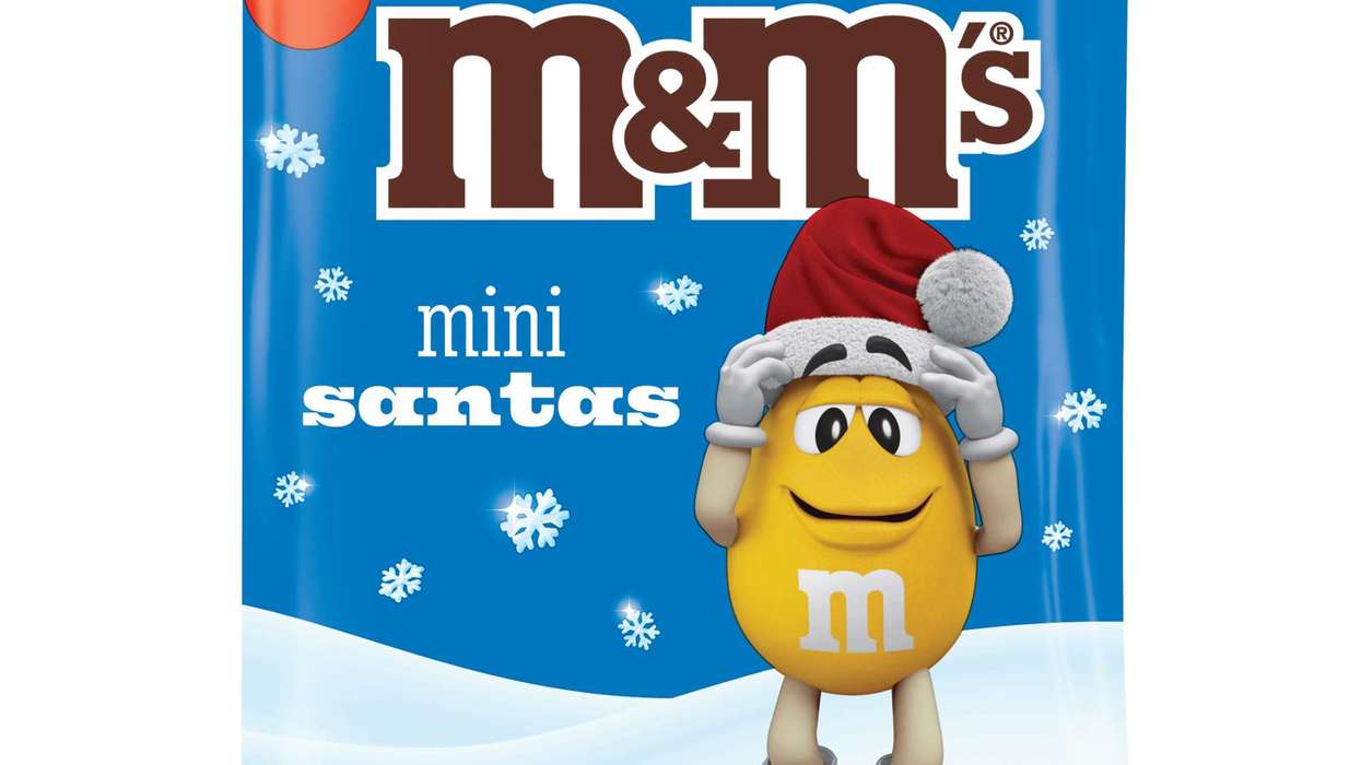 Crispy M&M's Mini Santas