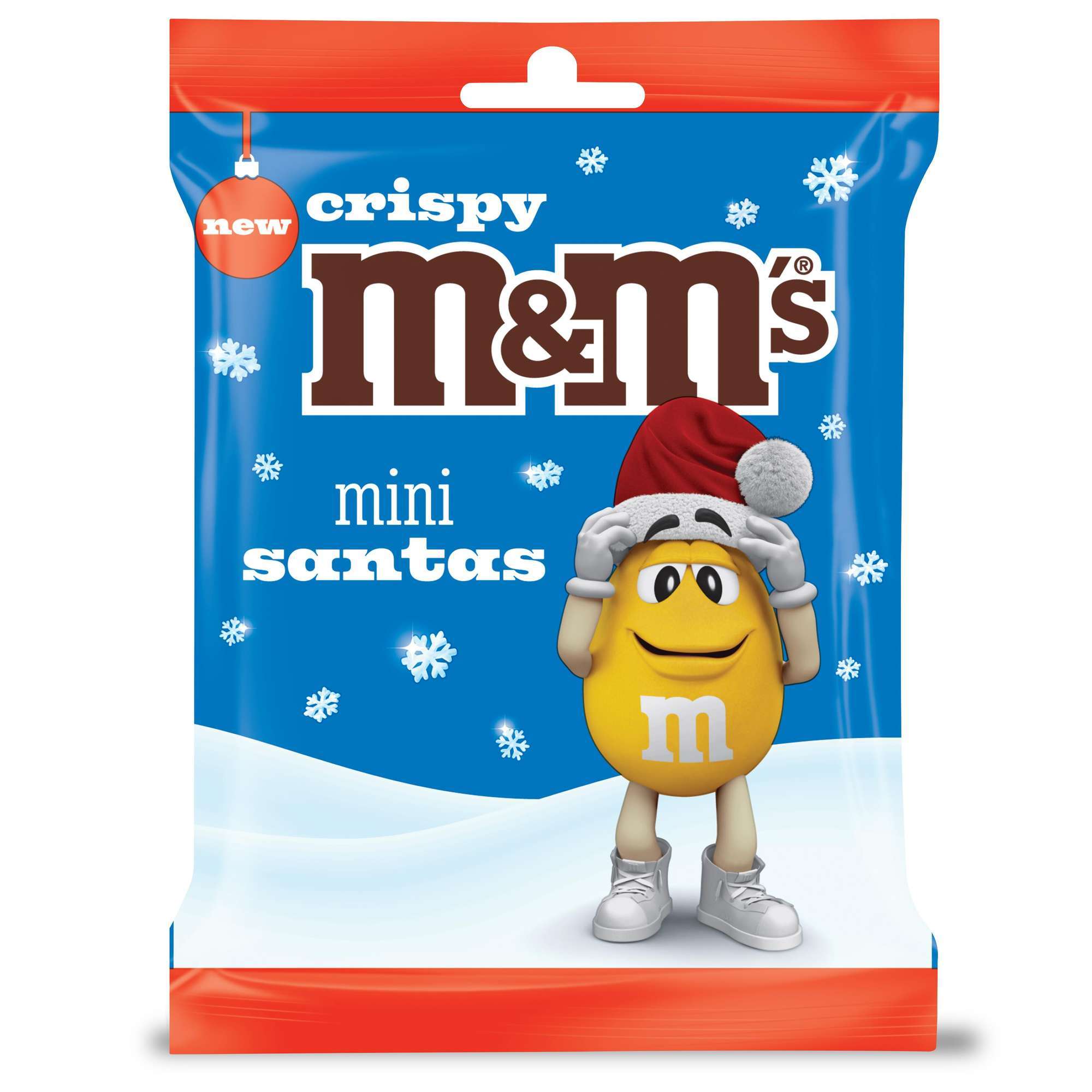 Crispy M&M's Mini Santas