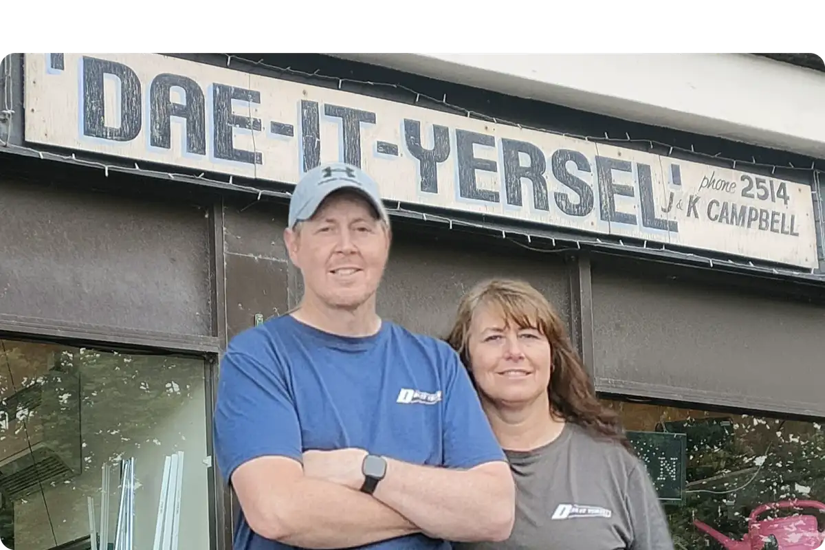 Dae It Yersel DIY store in Dunoon, Scotland, winner of Britain’s Best Small Business Name 2025