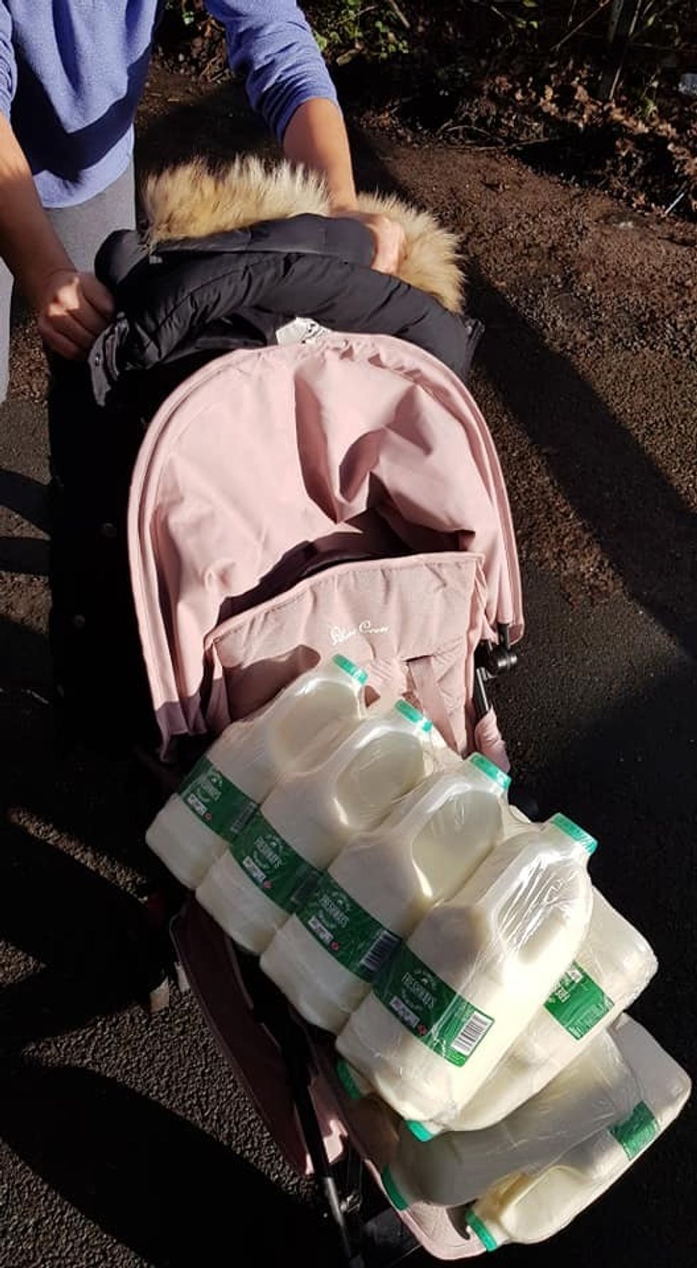 Dallam community support milk