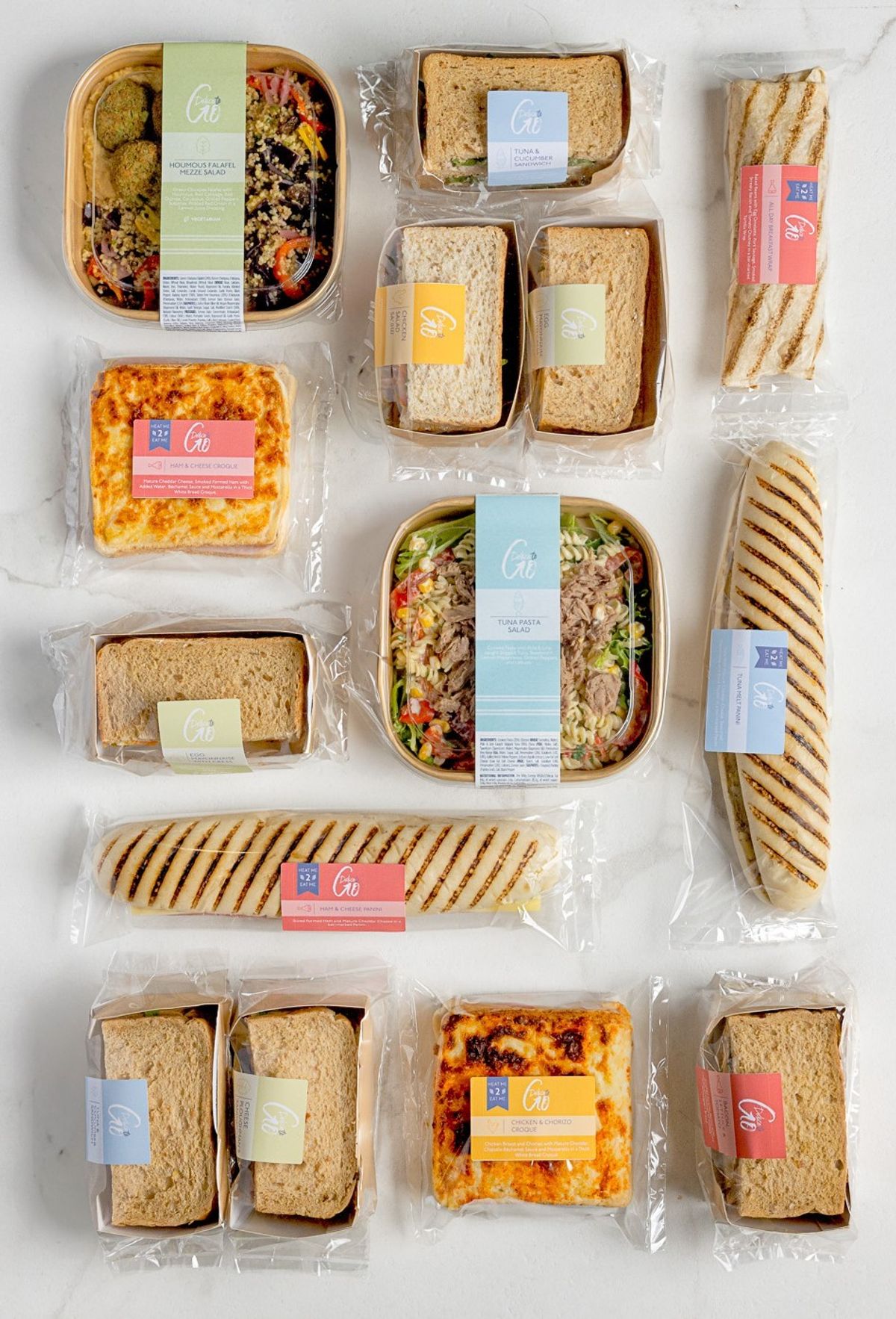 Delice to Go food-to-go with sandwiches, salads, and hot drinks solution