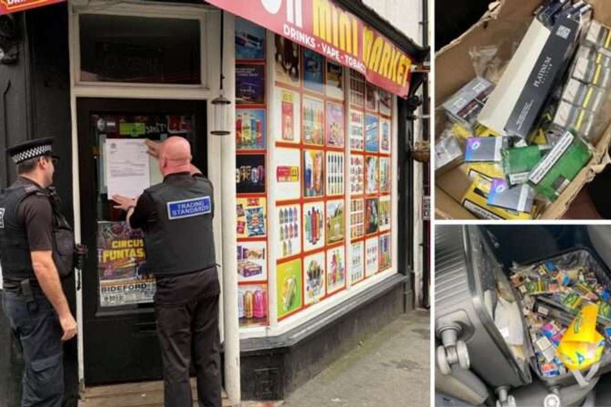 Devon c-store closed for selling illegal tobacco