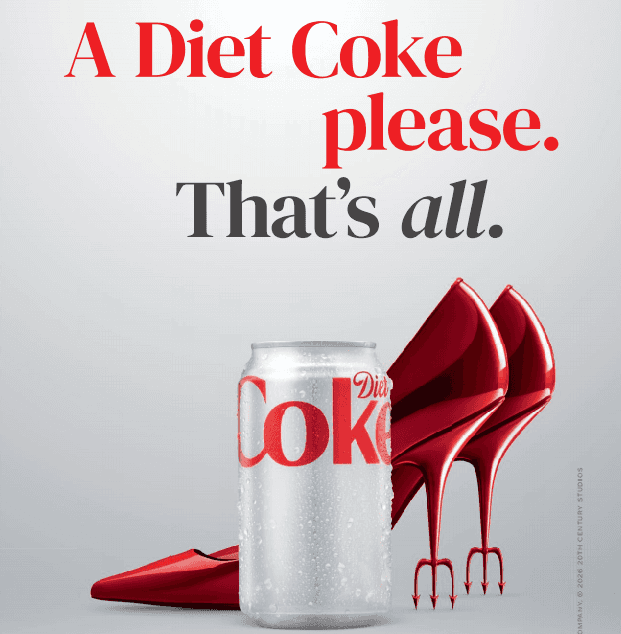 Diet Coke Devil Wears Prada 2 campaign