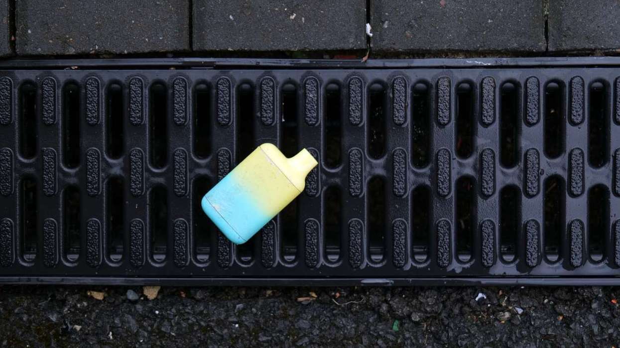 Discarded vape