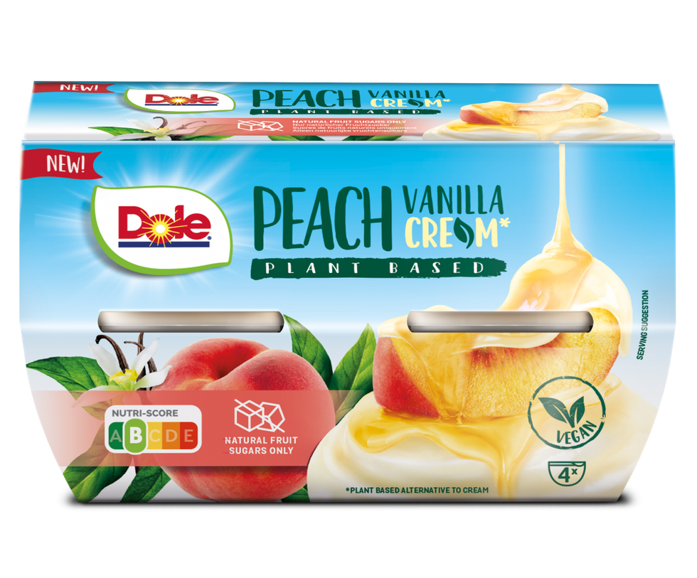Dole Fruit Cream Peach Vanilla