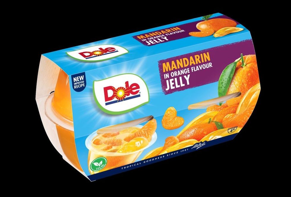 Dole FruitinJelly Mandarin Front right