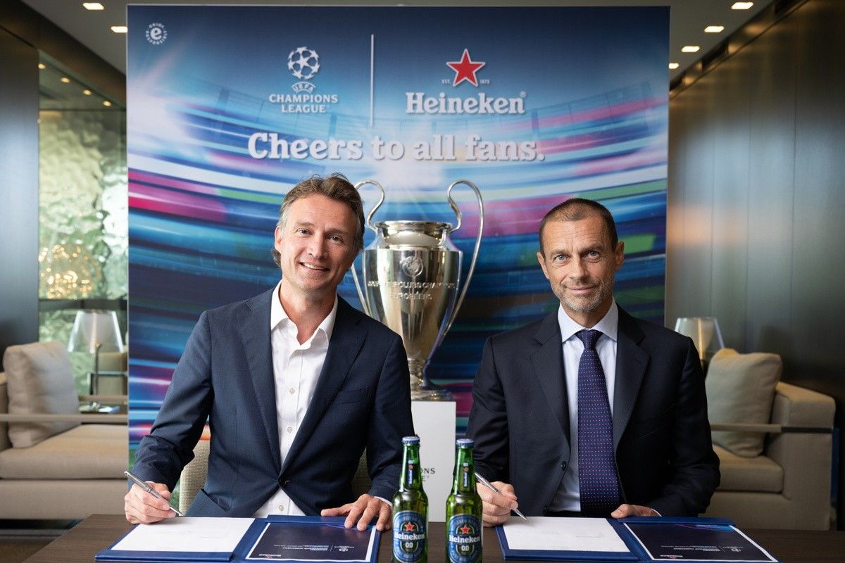 Heineken renews Champions League partnership for three more years