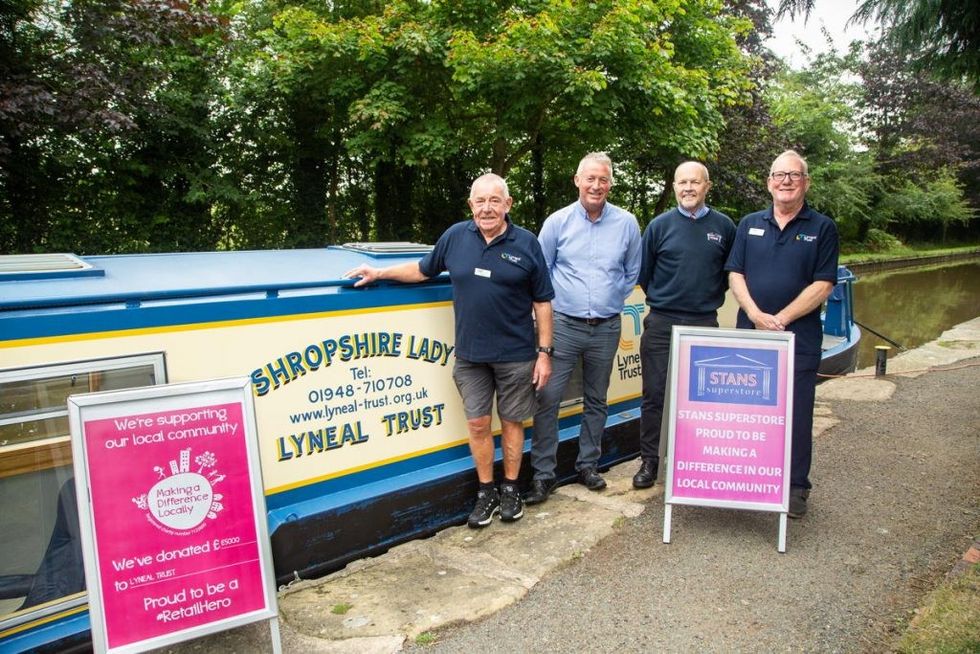 Donation from Stans Superstore to Lyneal Trust via MADL