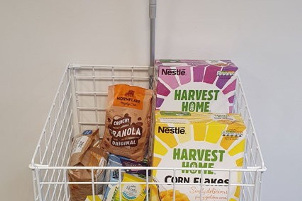 Donations to food bank and nurseries campaigns