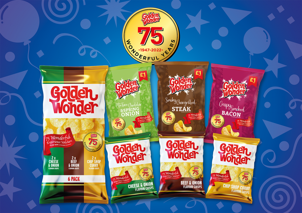 E0151 Tayto GW 75 years material for PR 2