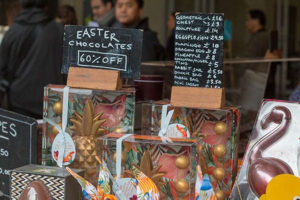 Easter Chocolates in Borough Market, London