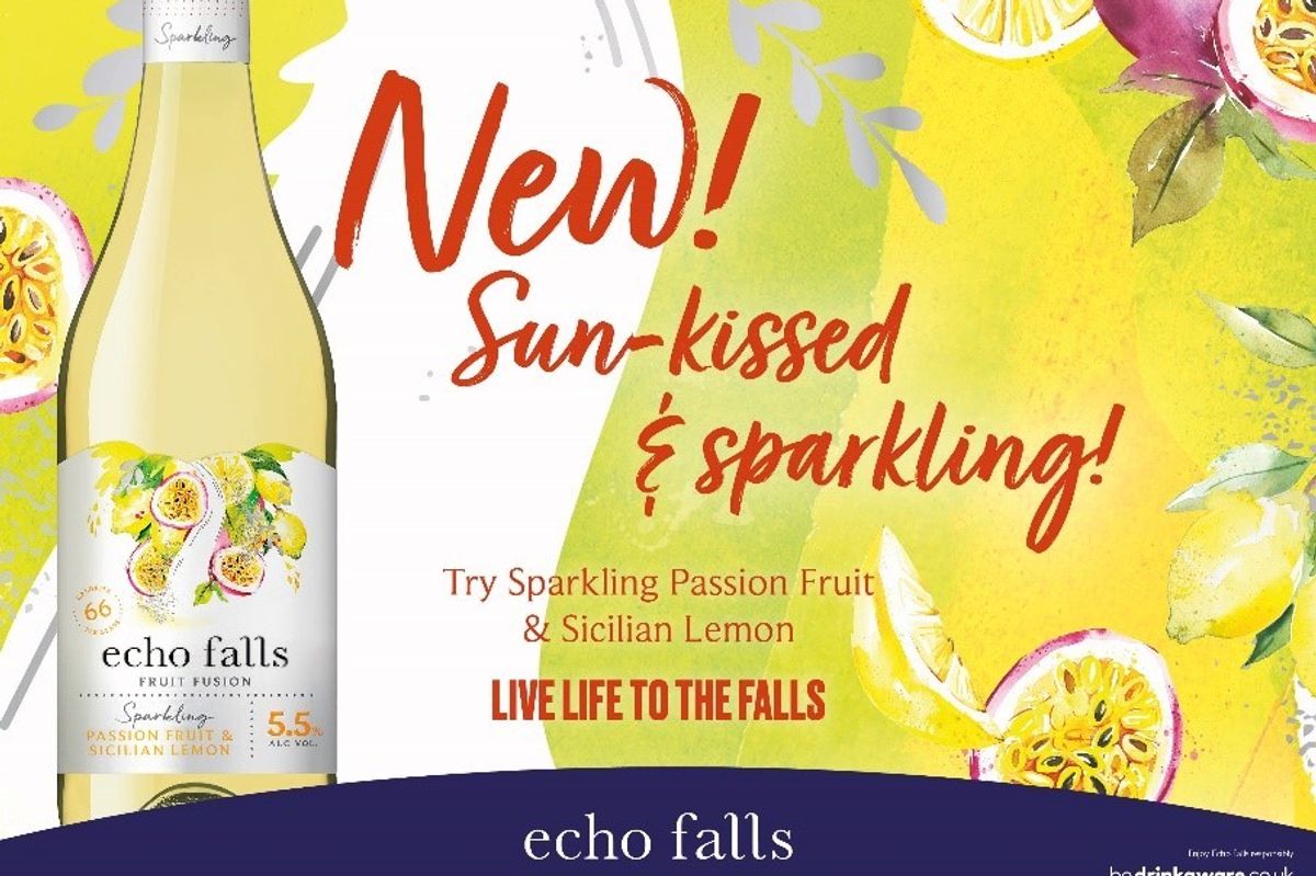 Echo Falls sparkling Fruit Fusion range