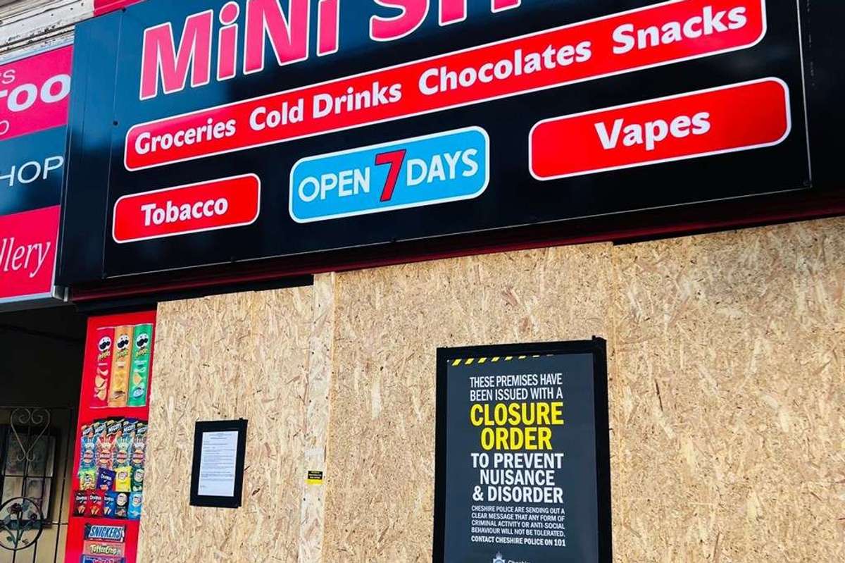 Eight Cheshire shops closed over illicit tobacco, anti-social behaviour
