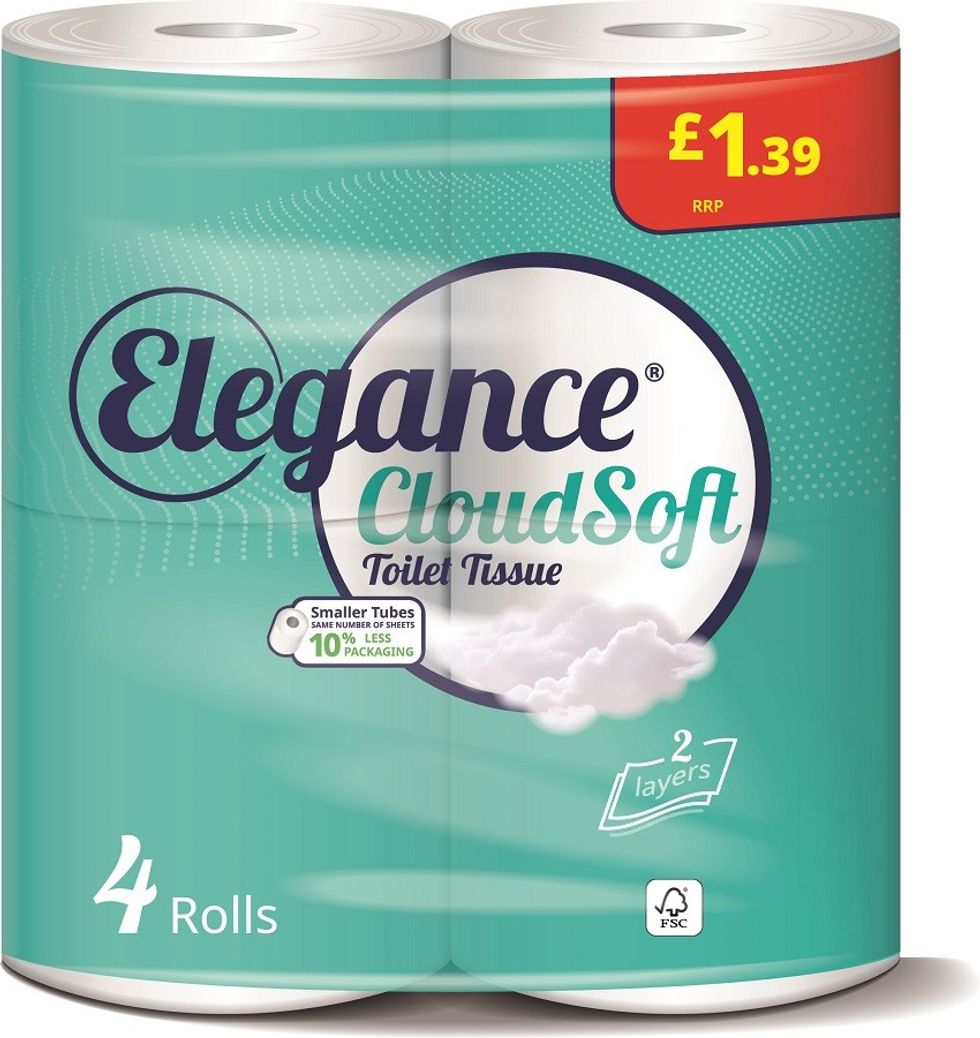 Elegance Cloudsoft 4 Pk TT PMP