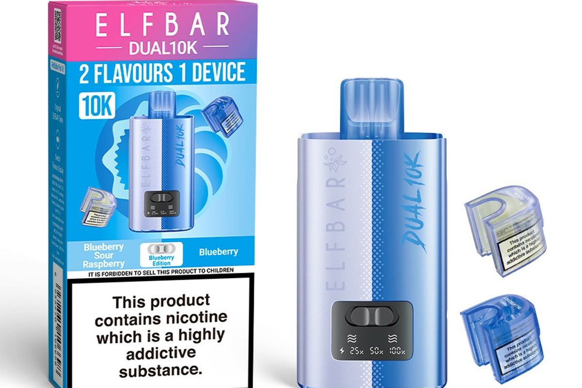 ELFBAR DUAL10K Prefilled Pod Kit Blueberry Edition