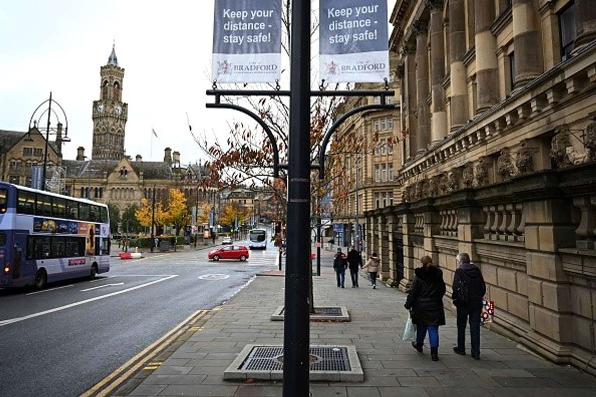 Empty retail units in Bradford city centre highlighting high vacancy rates and outdated infrastructure