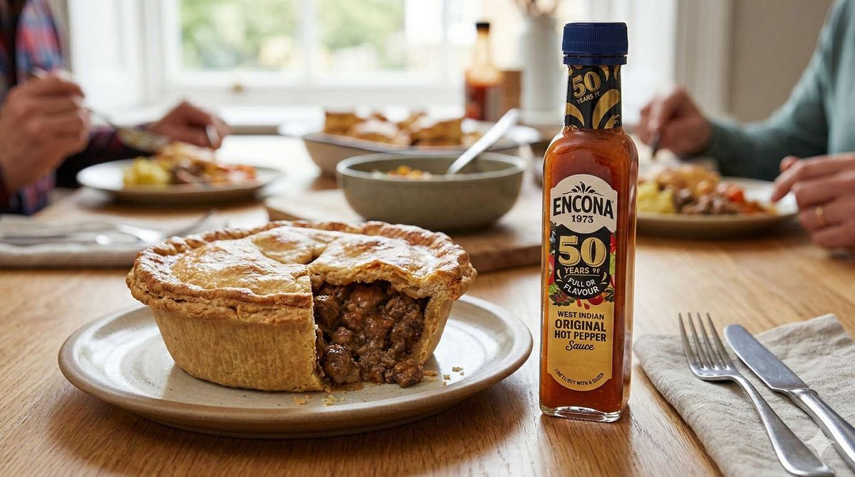Encona British Pie Week Caribbean flavours