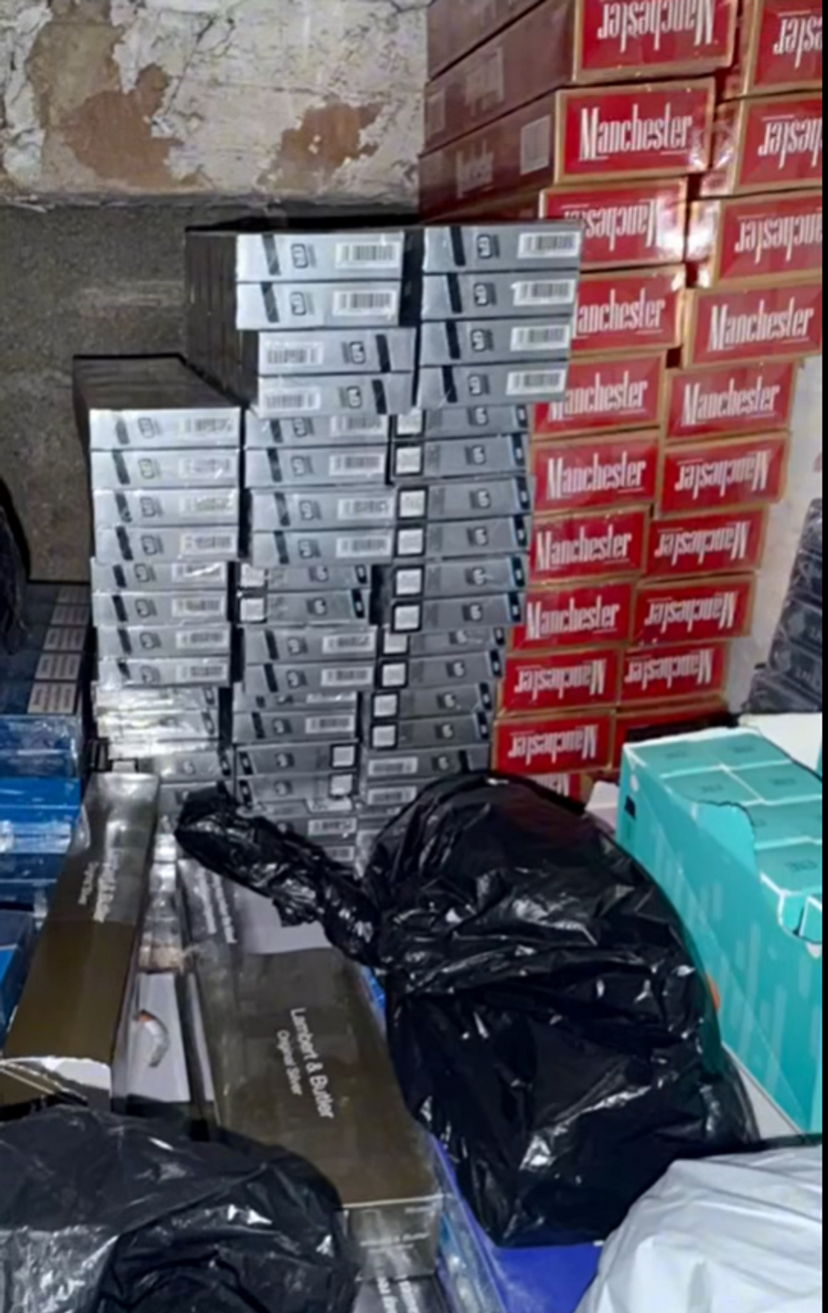 Enforcement officers seizing counterfeit cigarettes and vapes from Hartlepool shops