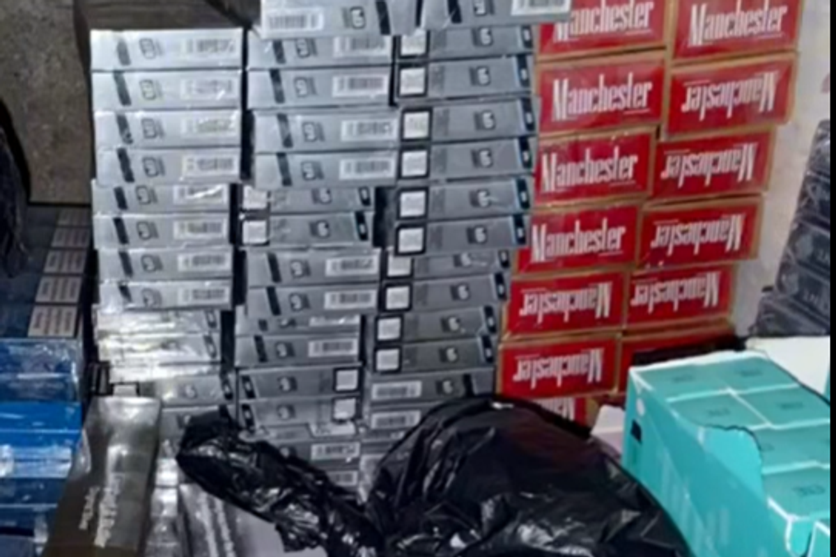 Enforcement officers seizing counterfeit cigarettes and vapes from Hartlepool shops