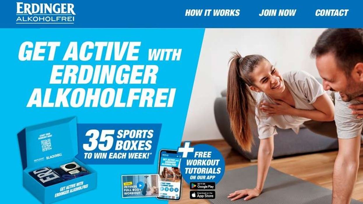 ERDINGER Alkoholfrei Get Active 2026 campaign