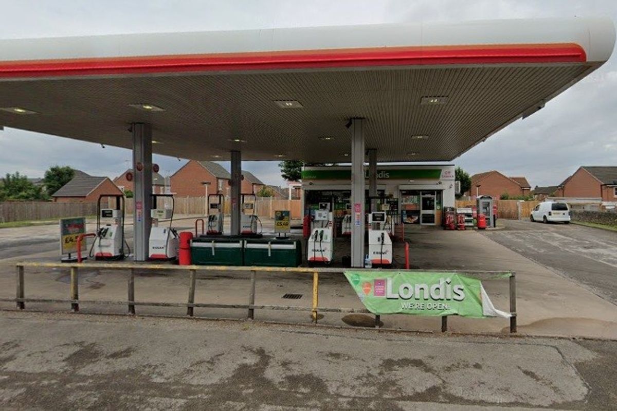 Cash machine ripped out with lorry at Sutton-in-Ashfield petrol station