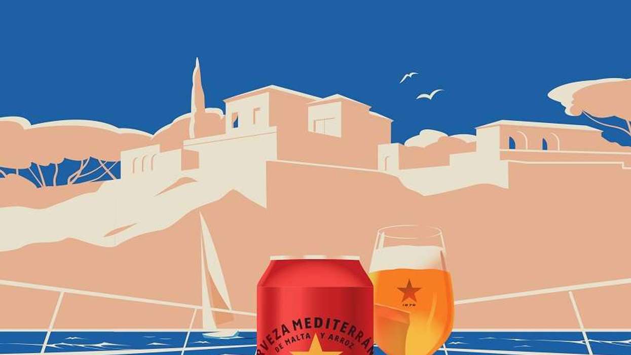 Estrella Damm 440ml beer