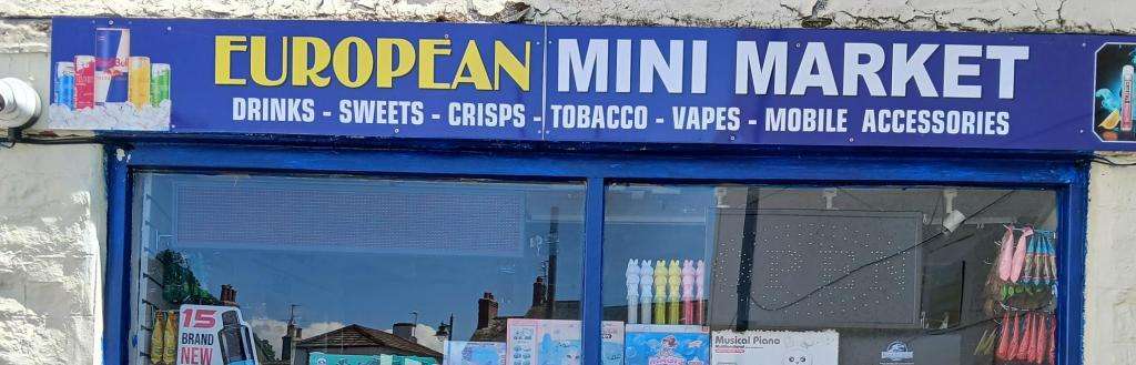 European Mini Market in Market Square, Kirkby Stephen