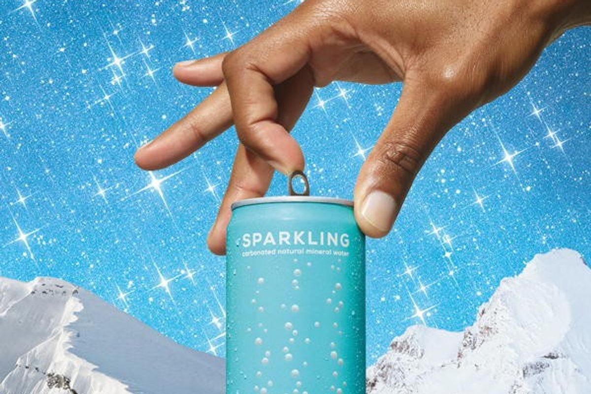 Evian forays into sparkling water category