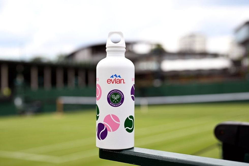 Evian Limited edition refillable bottle Spectators 1