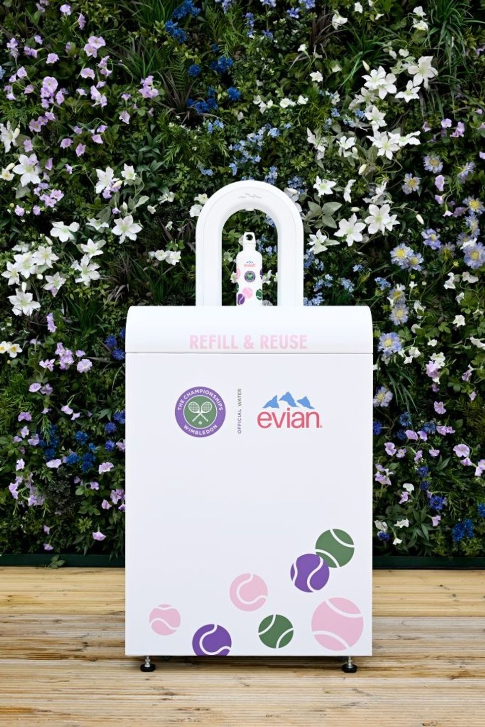 Evian refill station Spectators 1