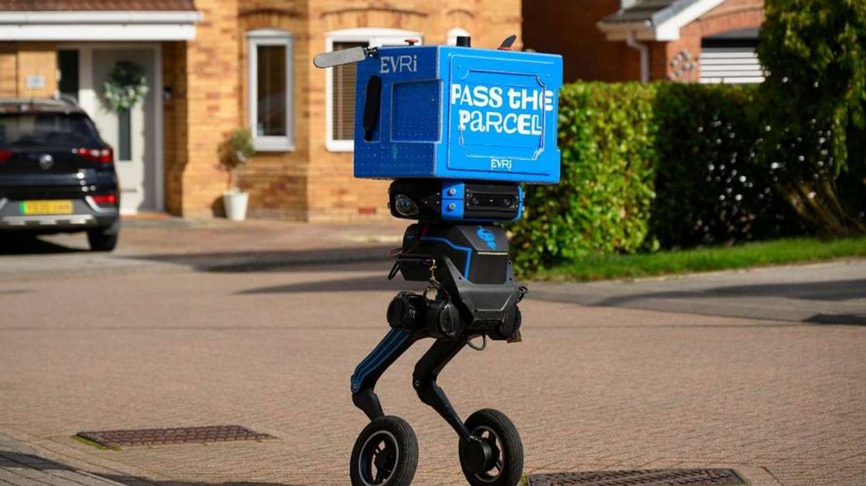 Evri's two-legged autonomous delivery robot