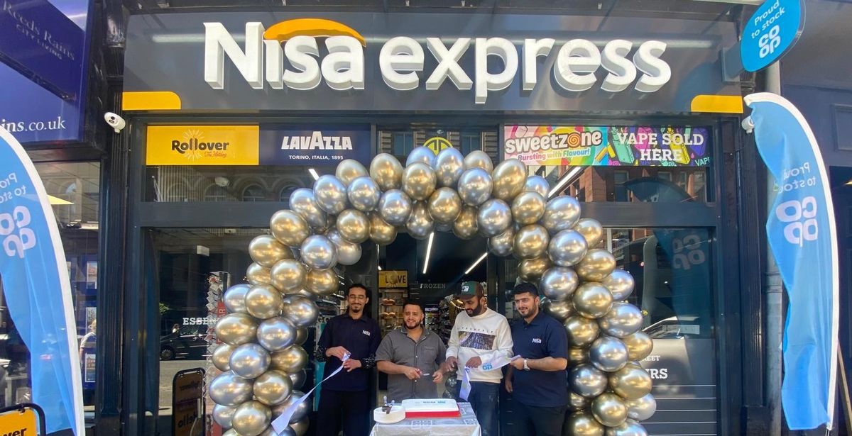 Exterior of the new Nisa Express store near Liverpool’s Beatles-themed Mathew Street