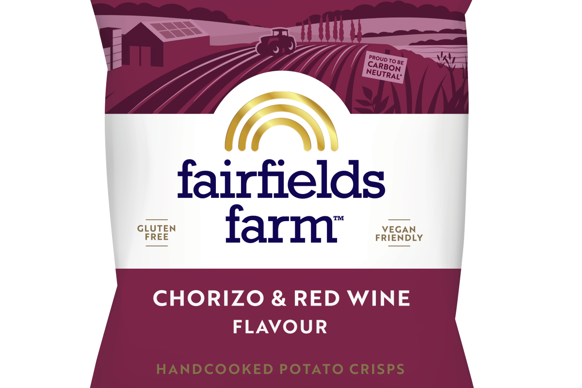 Fairfields Farm Launches Bold Chorizo and Red Wine Crisps