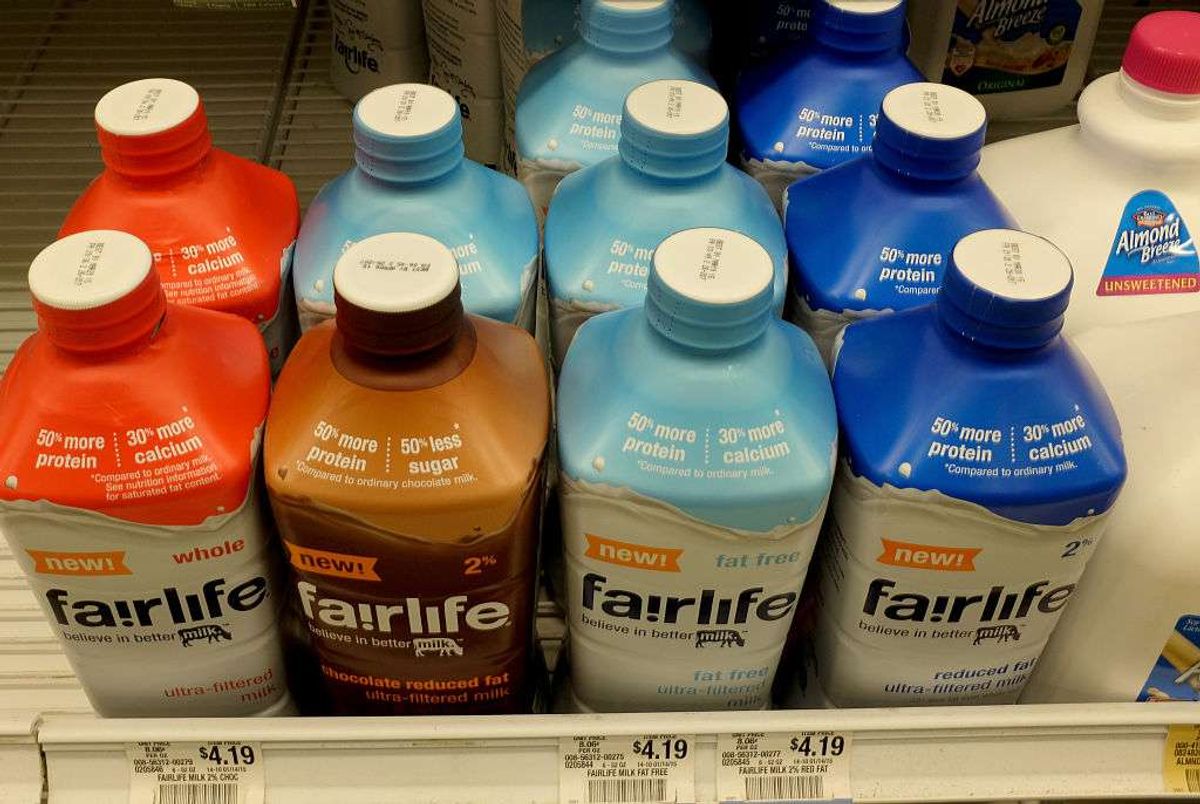 Fairlife milk cans