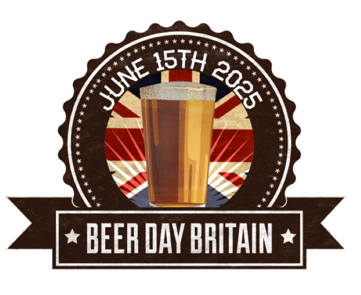 Father’s Day and Beer Day Britain beer promotion display in UK retail store