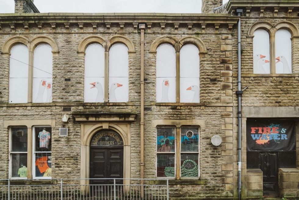 Fire and Water building Sowerby Bridge