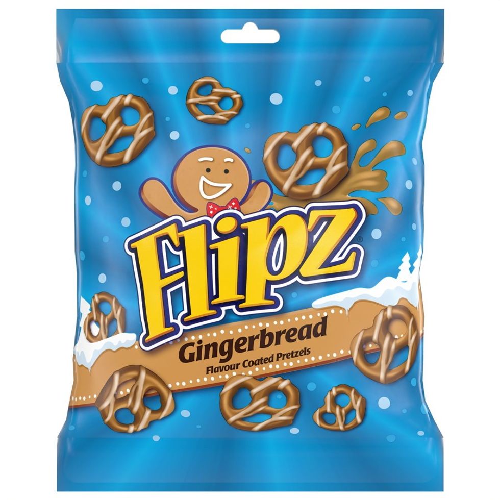 Flipz Pretzels Gingerbread 150g Xmas 2022 C1N1 Apr 27 2022 Render 1