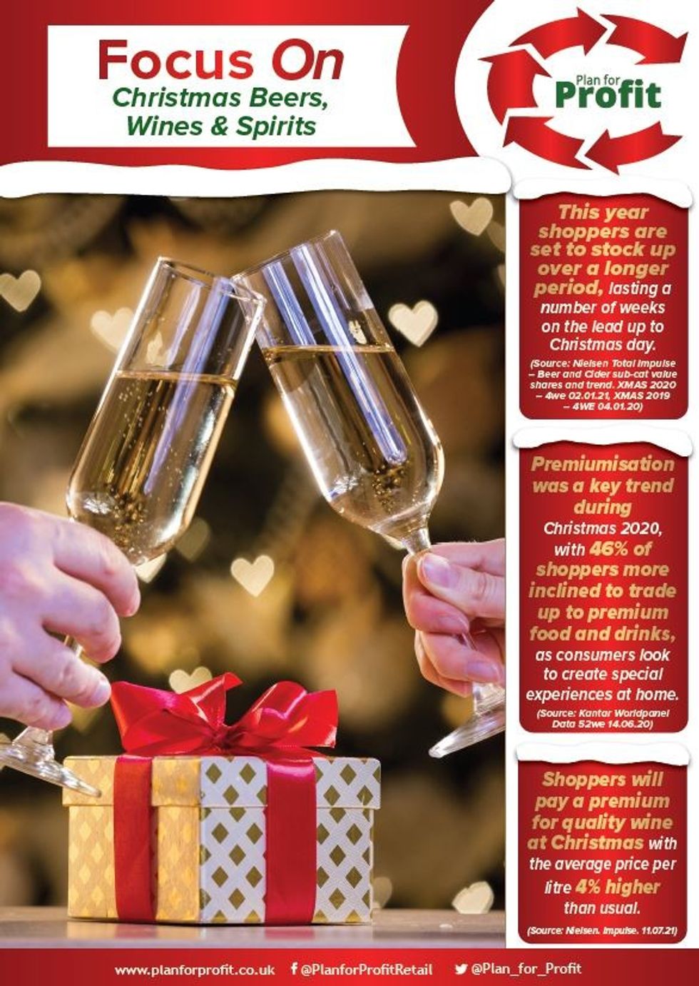 Focus On Christmas Beers Wines and Spirits Front Cover 1