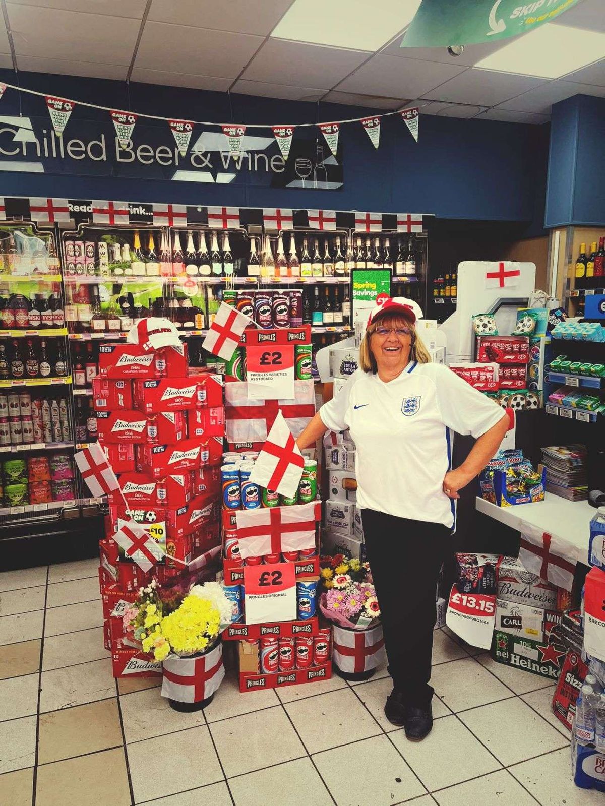 Football fever gathers pace in convenience stores