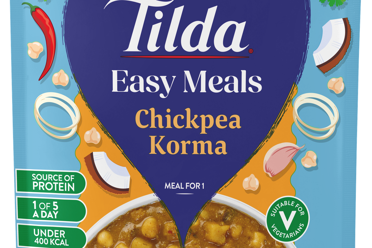 For busy professionals Tilda Easy Meals microwaveable pouches