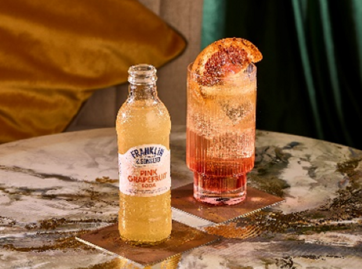 Franklin & Sons Pink Grapefruit Soda pairs perfectly with Paloma tequila cocktails