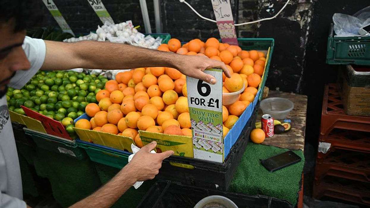 fruit and veg stall food inflation