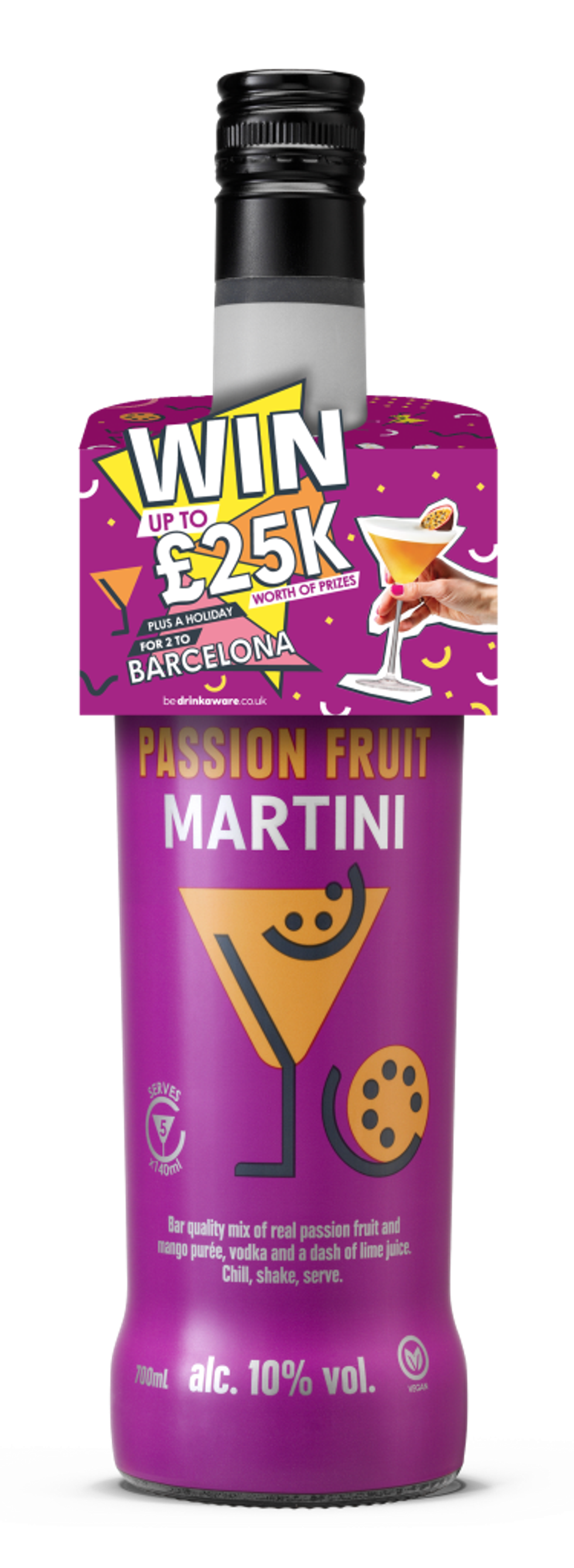 FUNKIN Passion Fruit Martini on pack promotion