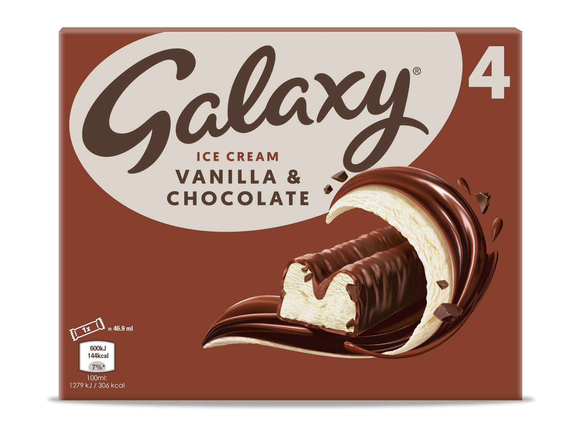 Galaxy Ice Cream bar UK launch